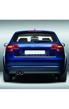 Audi A3 Krom Bagaj Alt Çıtası 2004-2012 4 Kapı