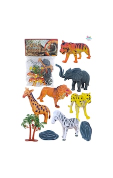 Vahşi Hayvanlar 6'lı Set Fil, Zürafa, Çita, Aslan, Zebra, Kaplan Oyuncak Hayvan Vahşi Hayvanlar 6'lı Set Fil, Zürafa, Çita, Aslan, Zebra, Kaplan Oyuncak Hayvan