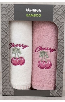 Sweet Cherry Krem-pembe 2li Kutulu Havlu Sweet Cherry Krem-pembe 2li Kutulu Havlu