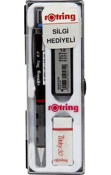 Rotring Tikky Versatil Okul Seti 0.7 Bordo  Ro-Kk07-07