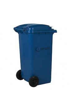 120 Litre Mavi Plastik Çöp Konteyneri Tekerlekli Kapaklı Hey Çelik Pk-120 120 Litre Mavi Plastik Çöp Konteyneri Tekerlekli Kapaklı Hey Çelik Pk-120