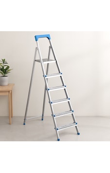 5+1 Basamaklı Metal Merdiven 125 Cm - 120 Kg Kapasiteli - 5+1 Basamaklı Metal Merdiven 125 Cm - 120 Kg Kapasiteli -