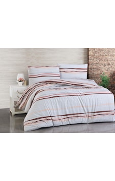 Menderes Home Cotton Collection Ranforce Çift Kişilik Nevresim Seti Mauve Sky Renkli