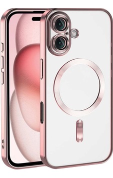Apple Uyumlu iPhone 16 Kılıf Kamera Korumalı M-safe Wireless Şarj Özellikli Zore Demre Kapak Apple Uyumlu iPhone 16 Kılıf Kamera Korumalı M-safe Wireless Şarj Özellikli Zore Demre Kapak