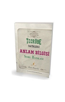 Tecrübe Taktiklerle Anlam Bilgisi Soru Bankası / Rüştü Bayındır Tecrübe Taktiklerle Anlam Bilgisi Soru Bankası / Rüştü Bayındır