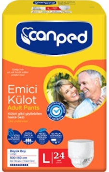 Canped Emici Külot Büyük Boy Large 24 lü Canped Emici Külot Büyük Boy Large 24 lü