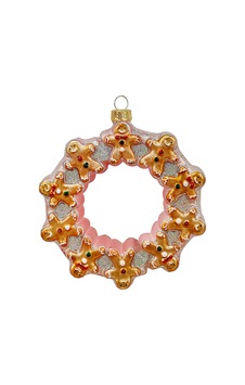 Diamond Kurabiye Adam Cam Yılbaşı Süsü 12 Cm Diamond Kurabiye Adam Cam Yılbaşı Süsü 12 Cm