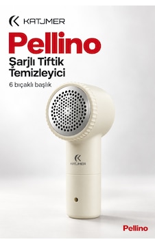 Kj/pl-001 Pellino Şarjlı Tüy Ve Tiftik Toplama Makinesi, 10000 Rpm, Metal Petek Başlık, Usb Şarjlı - Krem