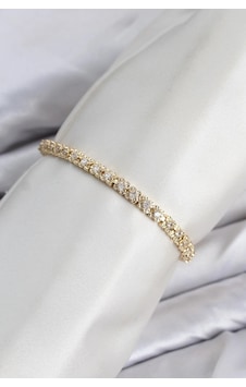 Mey İthalat Cm Model Zirkon Taşlı Vıp Seri Gold Renk Pirinç Kadın Bileklik Açık Mor Mey İthalat Cm Model Zirkon Taşlı Vıp Seri Gold Renk Pirinç Kadın Bileklik Açık Mor