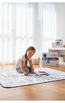 Çocuk Boyama Örtüsü Yıkanabilir 100x150 Cm-eğitici Aktivite Matı Seti Çok Renkli Çocuk Boyama Örtüsü Yıkanabilir 100x150 Cm-eğitici Aktivite Matı Seti Çok Renkli