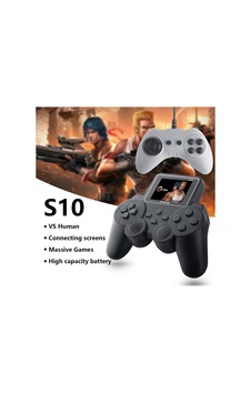 S10 Mini Çift Kolu Taşınabilir 520 Oyunlu Kablosuz Oyun Konsolu Atari Media Player Medya Oynatıcı Siyah - 624146455 S10 Mini Çift Kolu Taşınabilir 520 Oyunlu Kablosuz Oyun Konsolu Atari Media Player Medya Oynatıcı Siyah - 624146455