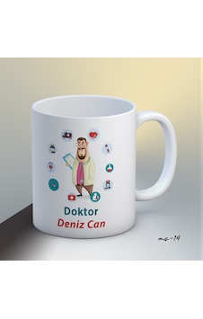 Kişiye Özel Doktor Temalı Kupa Bardak-1 Beyaz Kişiye Özel Doktor Temalı Kupa Bardak-1 Beyaz