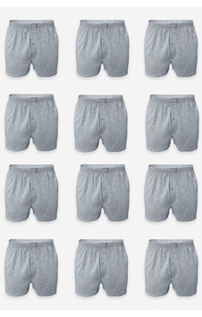 Malabadi Erkek Gri 12'li Premium Collection Geniş Kalıp Modal Büyük Beden Boxer 12m254 Malabadi Erkek Gri 12'li Premium Collection Geniş Kalıp Modal Büyük Beden Boxer 12m254