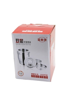 Hubrendy Çer 3lü 1+2 Sefer Tası Saklama Kabı Paslanmaz Çelik Metal Kova 504512 Hubrendy Çer 3lü 1+2 Sefer Tası Saklama Kabı Paslanmaz Çelik Metal Kova 504512