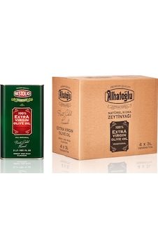 Alhatoğlu Bestolıo Naturel Sızma Zeytinyağı Teneke 4 x 3 L Alhatoğlu Bestolıo Naturel Sızma Zeytinyağı Teneke 4 x 3 L