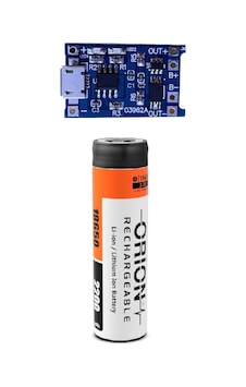 1 Adet Orion Li-ion Pil Ve Tp4056 Micro Usb Korumalı 18650 Pil Şarj Devresi 1 Adet Orion Li-ion Pil Ve Tp4056 Micro Usb Korumalı 18650 Pil Şarj Devresi
