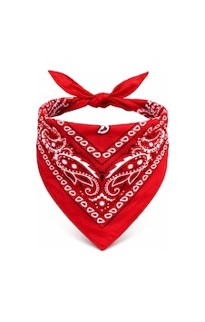 Zvnm Kırmızı Kovboy Fuları Çocuk Bandana Zcv12
