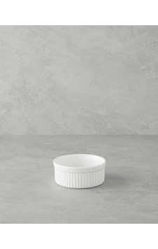 Elise Porselen Sufle Fırın Kabı 11 Cm Beyaz Elise Porselen Sufle Fırın Kabı 11 Cm Beyaz