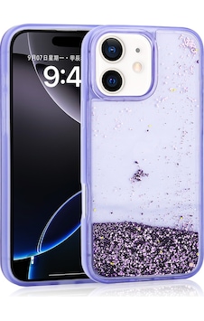 Apple Uyumlu iPhone 12 Kılıf Sıvılı Simli Şeffaf Arka Yüzey Zore Keto Silikon Kapak Mor Apple Uyumlu iPhone 12 Kılıf Sıvılı Simli Şeffaf Arka Yüzey Zore Keto Silikon Kapak Mor
