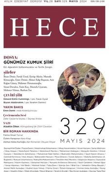 Hece 329.sayı Mayıs 2024 Hece 329.sayı Mayıs 2024