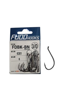 Fudo 6301 No:3/0 Fudo Beak Black Nikel Olta İğnesi 6 Adet Fudo 6301 No:3/0 Fudo Beak Black Nikel Olta İğnesi 6 Adet