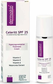 Dermoskin Celeritt SPF25 Leke Karşıtı Bakım Kremi 30 ML Dermoskin Celeritt SPF25 Leke Karşıtı Bakım Kremi 30 ML