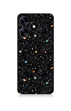Tecno Spark 10 Uyumlu Uzay Ve Gezegenler Desenli Silikon Kılıf Tecno Spark 10 Uyumlu Uzay Ve Gezegenler Desenli Silikon Kılıf