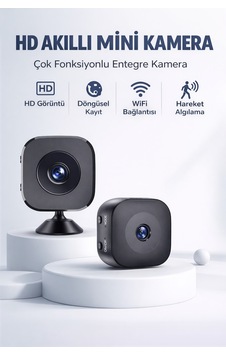 1080p Hd Mini Wifi Ip Kamera İç Mekan Güvenlik Ve Bebek Kamerası Gece Görüşlü Sesli - 829934634