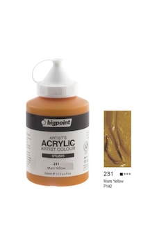 Bigpoint Akrilik Boya 500 Ml Mars Yellow 231 Bigpoint Akrilik Boya 500 Ml Mars Yellow 231