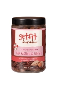 Getfit Ham Kakaolu Bademli Kurabiye 80 G Getfit Ham Kakaolu Bademli Kurabiye 80 G