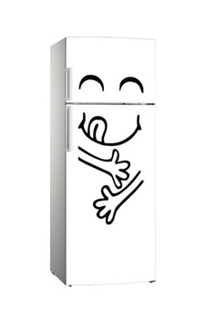 Buzdolabı Mutlu Emoji Sticker Buzdolabı Mutlu Emoji Sticker