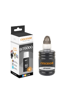 Cescesor Brother BT6000 Siyah Uyumlu Mürekkep 140 ML Cescesor Brother BT6000 Siyah Uyumlu Mürekkep 140 ML