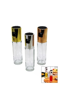 100 Ml Sprey Cam Yağdanlık Krom - Renkli Sprey Kafa - İnce Uzun Şişe Diğer 100 Ml Sprey Cam Yağdanlık Krom - Renkli Sprey Kafa - İnce Uzun Şişe Diğer