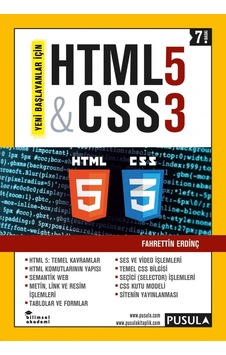 Yeni Başlayanlar için Html5 - Css3 Fahrettin Erdinç Pusula Yayı