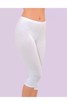 Moda Dua Imer 4338 Bayan Kapri Tayt Beyaz Moda Dua Imer 4338 Bayan Kapri Tayt Beyaz