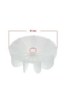 Goldmaster Uyumlu Gm7164 Poyraz 4.5Mm Delik Çaplı Fön Makinesi Pervanesi Goldmaster Uyumlu Gm7164 Poyraz 4.5Mm Delik Çaplı Fön Makinesi Pervanesi