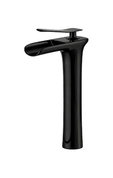 Edge Uzun Lavabo Bataryası Mat Sıyah Siyah