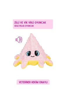 Sesli Ahtapot Köpek Oyuncağı Peluş Zilli Vikvikli Çift Taraflı Çekiştirme Oyuncağı Sesli Ahtapot Köpek Oyuncağı Peluş Zilli Vikvikli Çift Taraflı Çekiştirme Oyuncağı