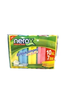 Nerox Bulaşık Süngeri Oluklu 10'lu Royaleks-nrx-f550 Nerox Bulaşık Süngeri Oluklu 10'lu Royaleks-nrx-f550