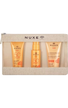 Nuxe Sun Güneş Koruyucu Yüz Kremi SPF50 30 ML + Güneş Sonrası Bakım Kremi 50 ML + Koruyucu Yüz ve Vücut Sütü SPF50 50 ML Nuxe Sun Güneş Koruyucu Yüz Kremi SPF50 30 ML + Güneş Sonrası Bakım Kremi 50 ML + Koruyucu Yüz ve Vücut Sütü SPF50 50 ML