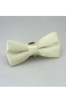 Krem Çocuk Boy Düz Renk Saten Papyon - Cp-06 Krem Çocuk Boy Düz Renk Saten Papyon - Cp-06