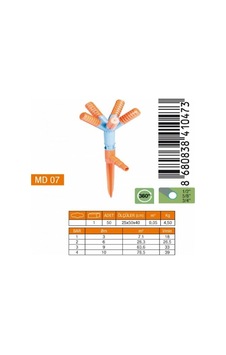 Medalyan Md 07 Beşli Fıskıye