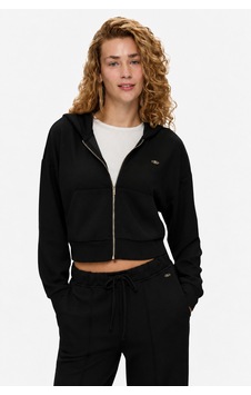 UCLA Reem Siyah Full Zip Yumuşak Dokulu Modal Kumaş Loose Fit Kadın Sweatshirt UCLA Reem Siyah Full Zip Yumuşak Dokulu Modal Kumaş Loose Fit Kadın Sweatshirt