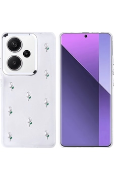 Xiaomi Redmi Note 13 Pro Plus 5g Kılıf Airbag Tasarımlı Simli Şeffaf Zore Kutup Kapak