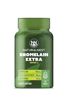 Naturalnest Bromelain Extra 60 Tablet Naturalnest Bromelain Extra 60 Tablet