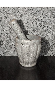 Granit Görünümlü Havan Ve Tokmak Seti, Baharat Öğütücü, Sarımsak Ezici, Çok Amaçlı Mutfak Havancısı, Gr