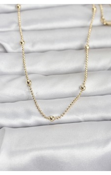 Cm 14k Gold Renk Top Zincir 60 Cm Kadın Kolye - Tj-bko10960 Renkli Cm 14k Gold Renk Top Zincir 60 Cm Kadın Kolye - Tj-bko10960 Renkli