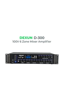 Dexun D300 6 Bölgeli 250Watt Hat Trafolu Mixer Anfi Dexun D300 6 Bölgeli 250Watt Hat Trafolu Mixer Anfi