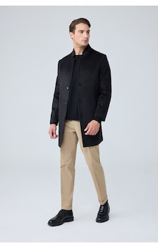 Danger Erkek Relaxed-fit Premium Yün Kaşe Kaban Siyah 4351dngr Danger Erkek Relaxed-fit Premium Yün Kaşe Kaban Siyah 4351dngr