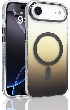 Apple Uyumlu iPhone 17 Air Kılıf M-safe Şarj Özellikli Transparan Renk Geçişli Zore Toros Kapak Çok Renkli Apple Uyumlu iPhone 17 Air Kılıf M-safe Şarj Özellikli Transparan Renk Geçişli Zore Toros Kapak Çok Renkli